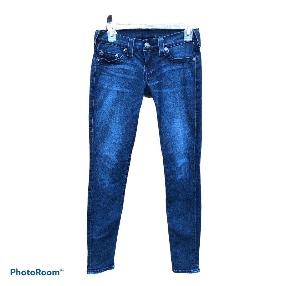 TRUE RELIGION Medium Wash Skinny Jeans